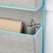 mDesign Fabric Over Door Hanging Storage Organizer, 3 Pockets, 2 Pack
